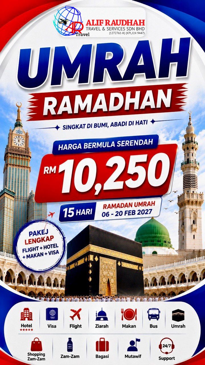 Umrah Ramadan Jarak Dekat